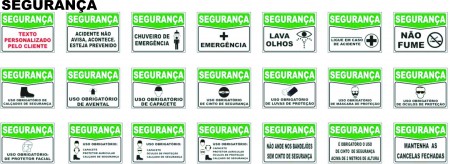 PLACAS DE SINALIZAÇÃO